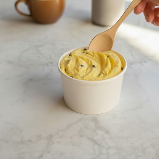 Helado Maracuyá con Pepas
