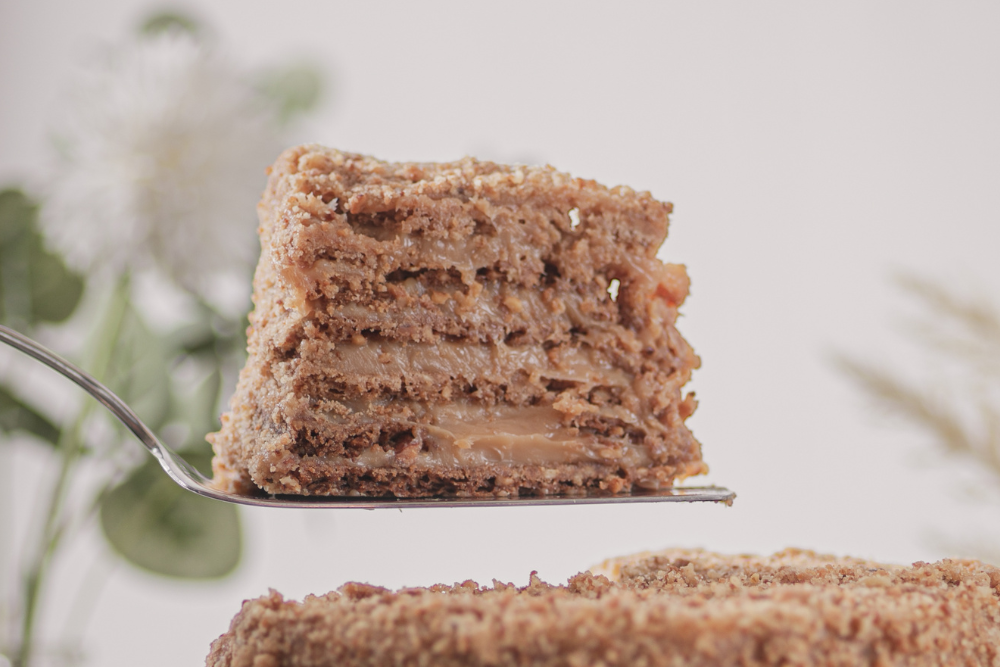 torta crocante manjar